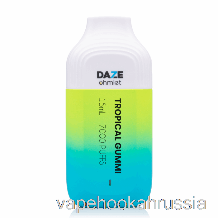 Vape Juice 7 Daze Ohmlet 7000 одноразовые тропические жевательные конфеты